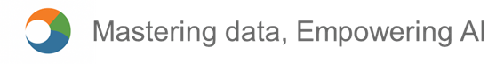 Mastering data, Empowering AI logo
